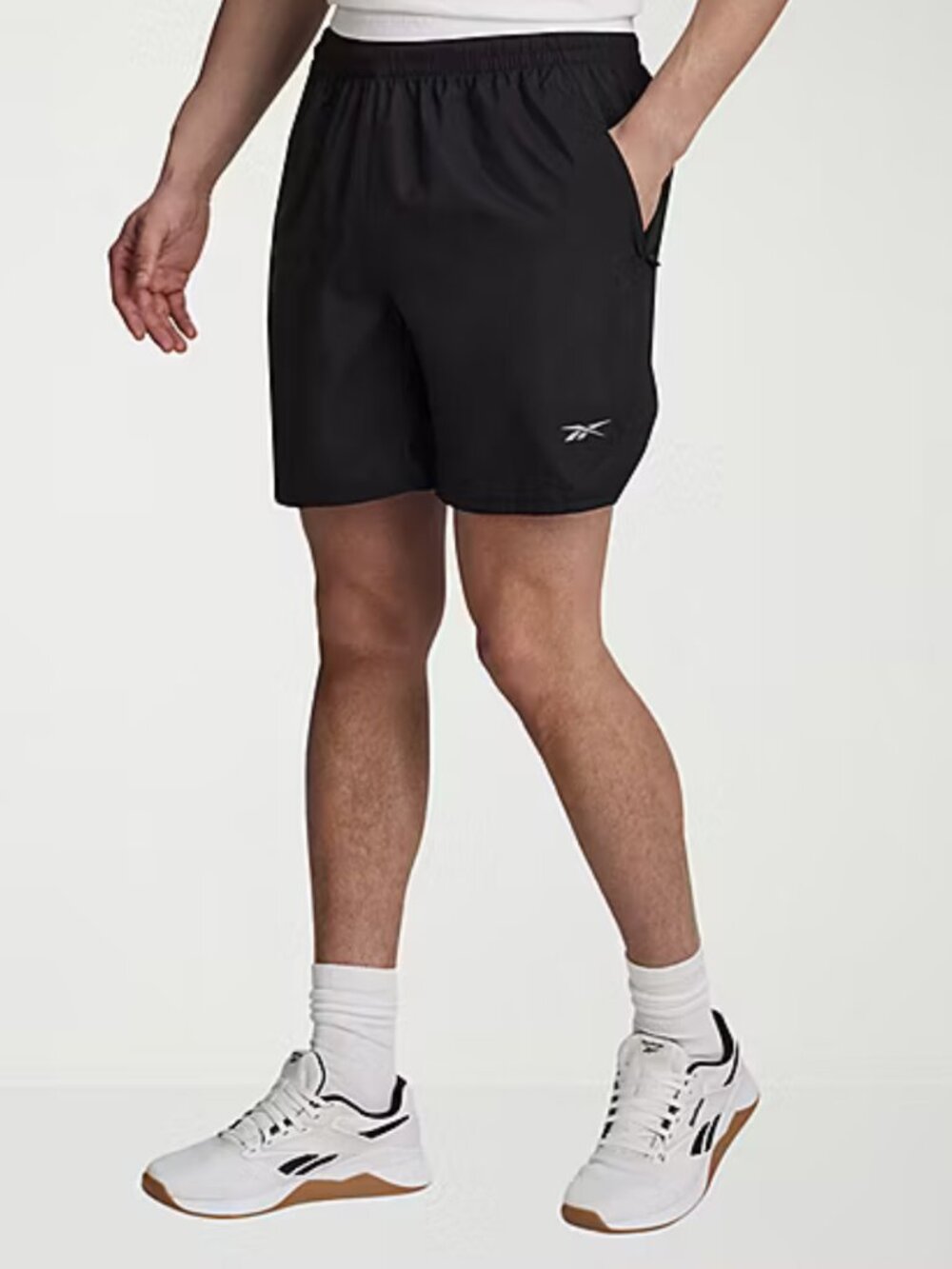 Reebok Black Running Shorts in Medium